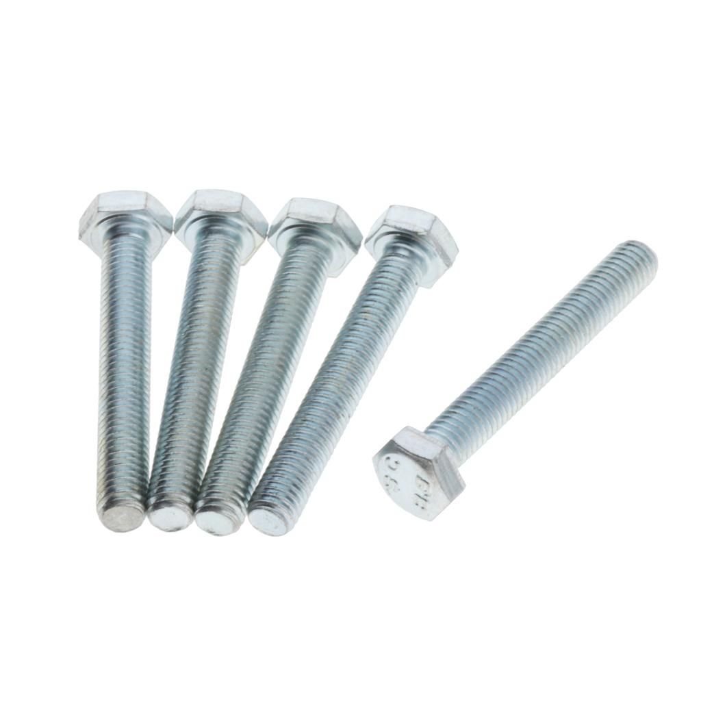 5 Miếng M8 X 60 Mm Đầu Lục Giác Bu Lông Ốc Vít Thép Không Gỉ