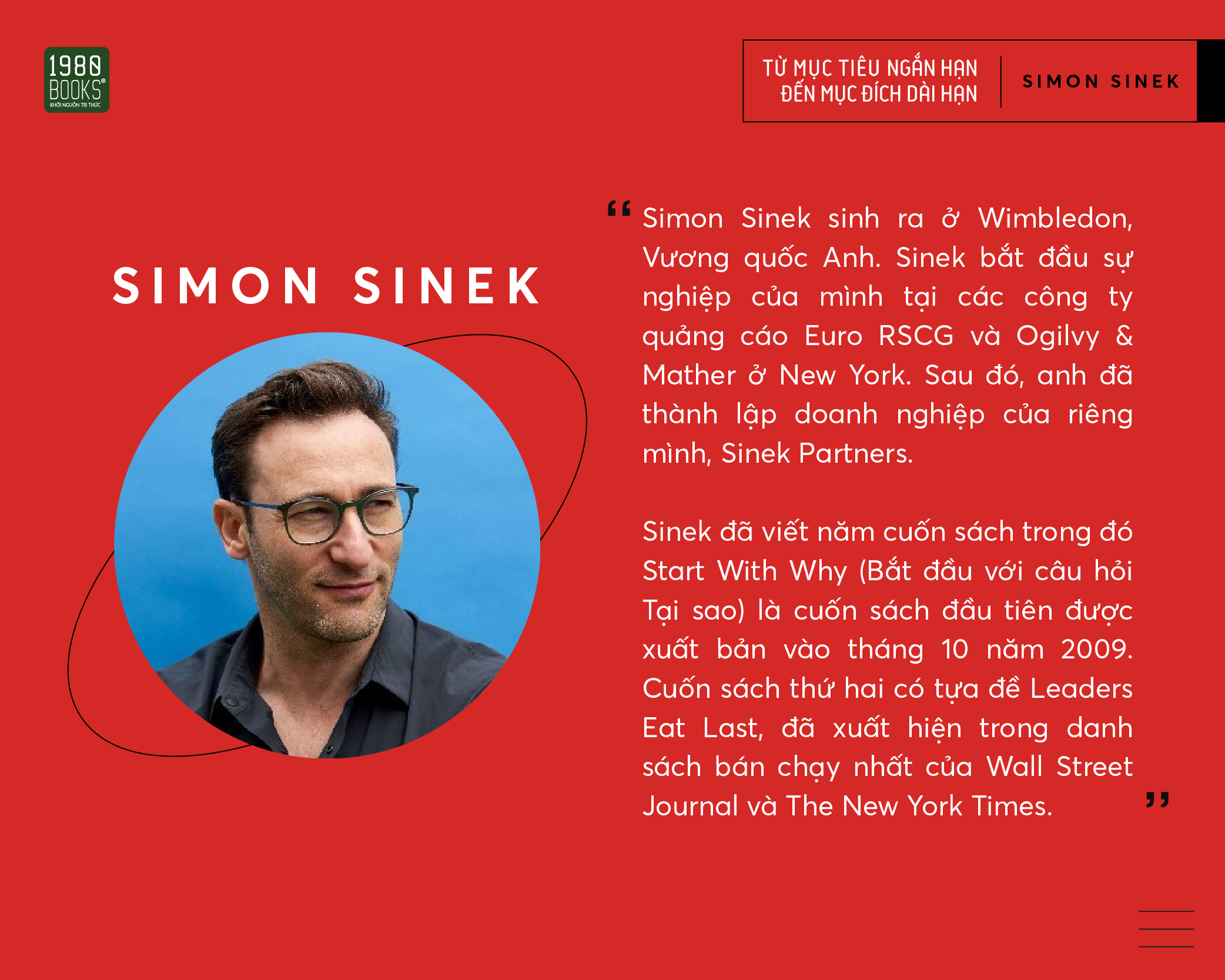 Từ mục tiêu ngắn hạn đến mục đích dài hạn - Simon Sinek