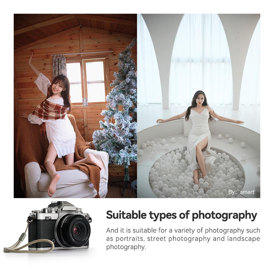 TTartisan 27mm f2.8 APS-C auto Focus Firrorless Camera Lens cho Sony A5000 A7 III Fuji XA7 XT30 Nikon Z50 Z5 Loại giao diện: Nikon Z