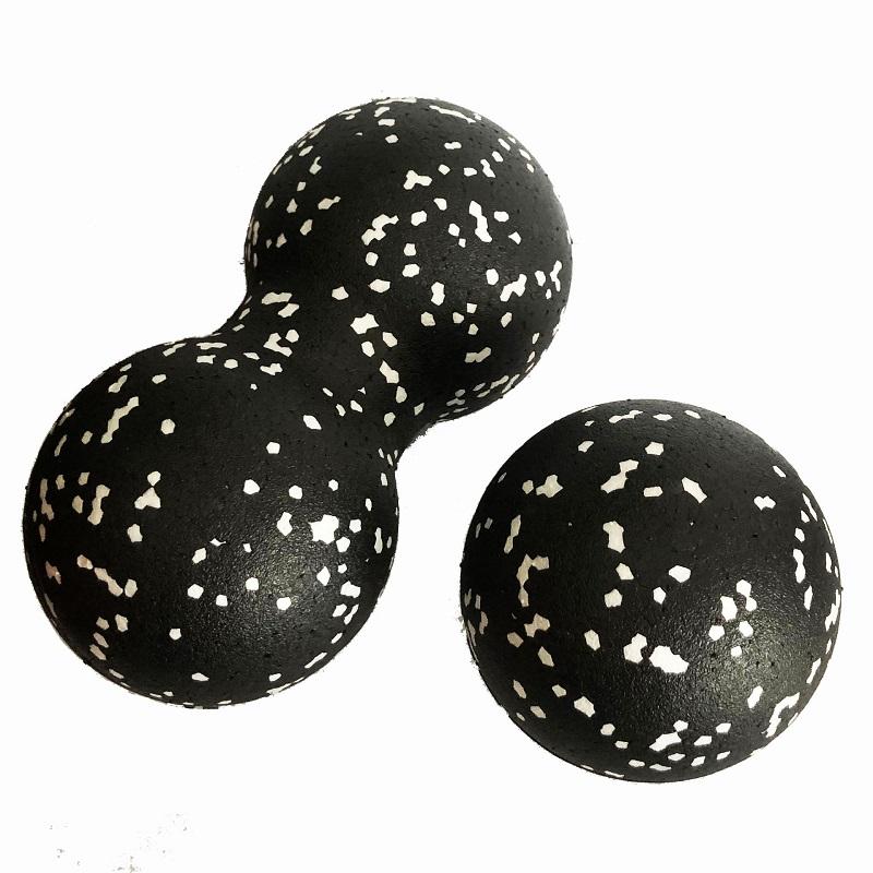 Bóng mát massage Ball Epp Back Trị liệu chân Thể dục Thể dục Massager Balls Point Point Gym Yoga Bài tập giảm đau Color: Blue dot 2pcs