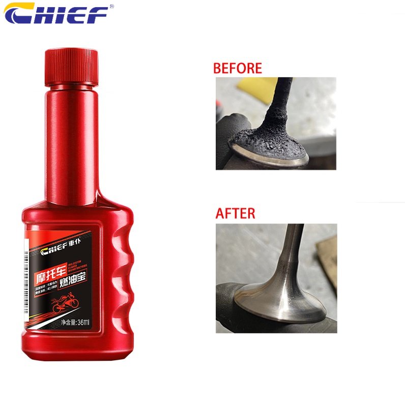 Chai súc béc xăng làm sạch cặn carbon kim phun Chief giúp tiết kiệm nhiên liệu cho xe máy