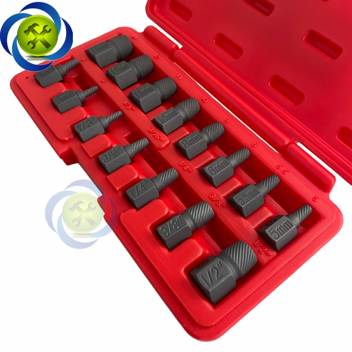 Bộ tuýp mở ốc lục giác hư-tròn đầu Kingtony 11015SQ có 15 chi tiết
