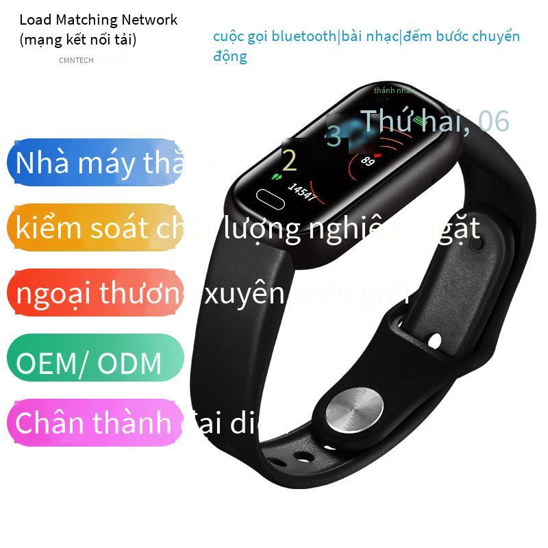 Giao Hàng Nhanh C4 Cuộc Gọi Bluetooth Âm Nhạc Vòng Tay Thông Minh Đo Nhịp Tim Oxy Trong Máu Theo Dõi Giấc Ngủ Thời Tiết Đo Quãng Đường Đi Vòng Tay Thể Thao