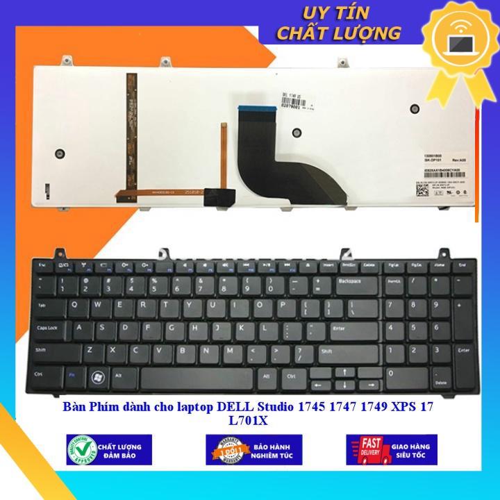 Bàn Phím dùng cho laptop DELL Studio 1745 1747 1749 XPS 17 L701X  - KHÔNG ĐÈN - Hàng Nhập Khẩu New Seal