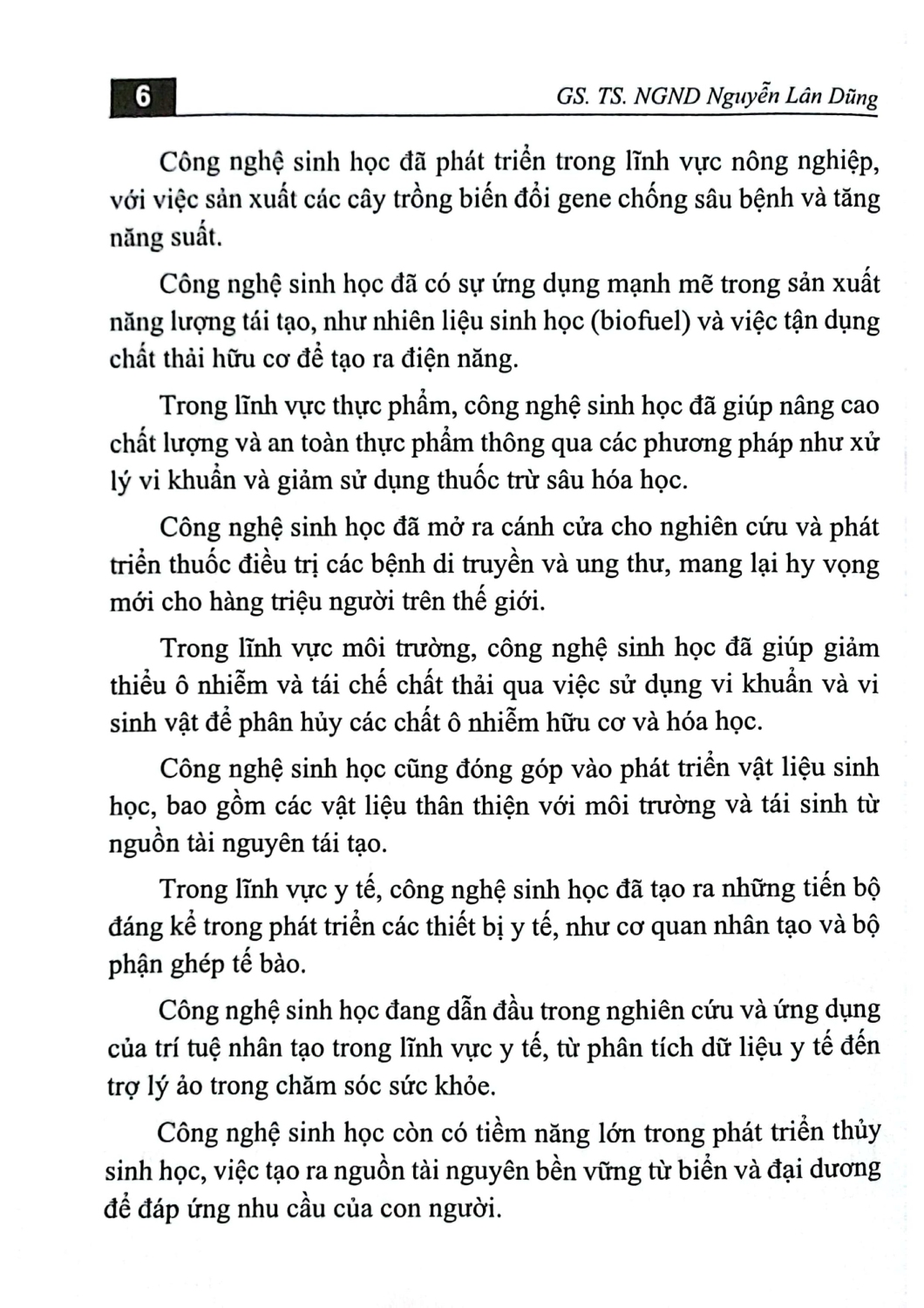 Ứng Dụng Của Công Nghệ Sinh Học - HNB