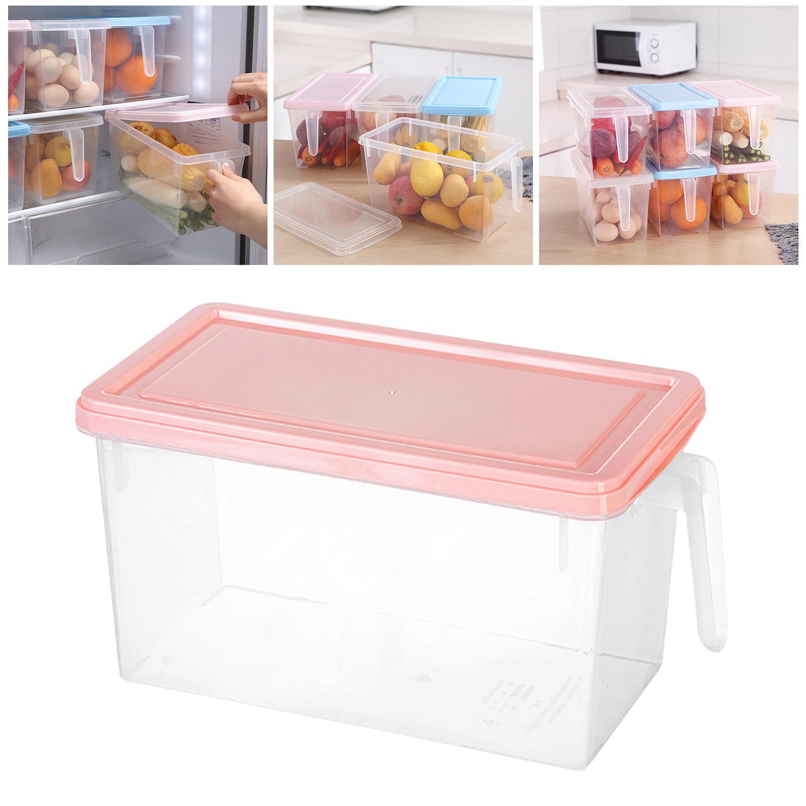 Fresh Keeping Box Leakproof Fridge Organizer Box for Cabinets Drawer Shelves
