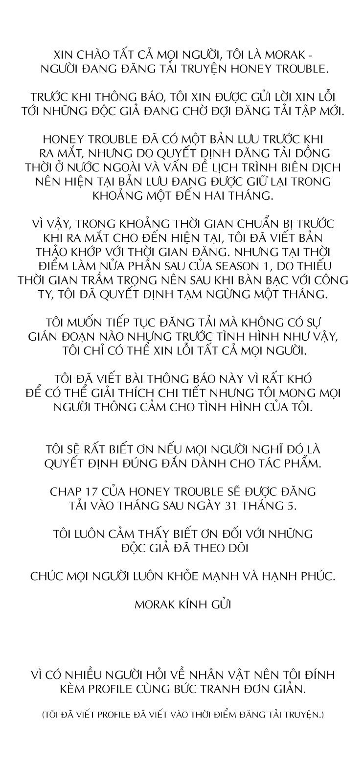 honey trouble - rắc rối ngọt ngào chapter 16.5 2