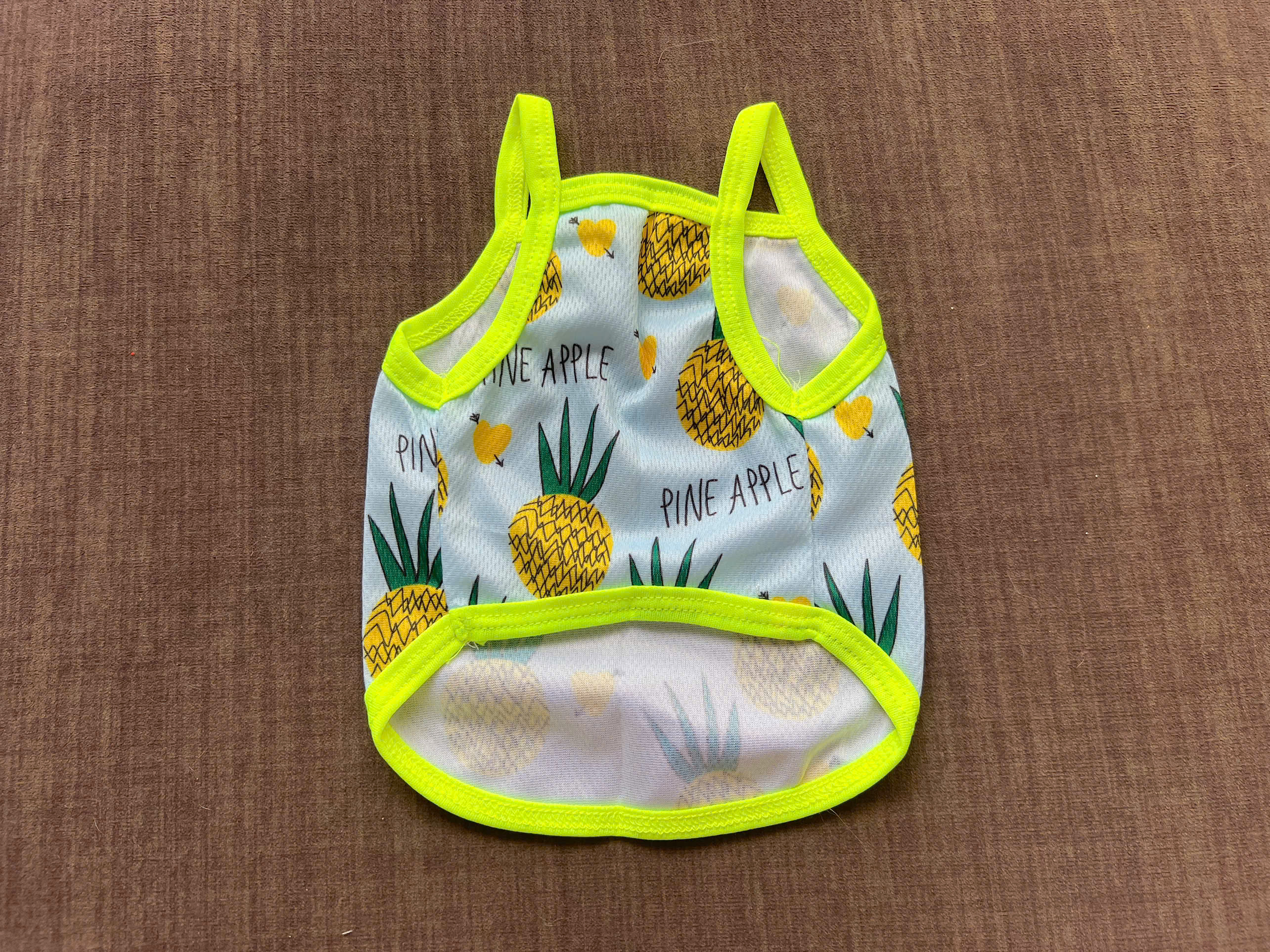 ÁO THUN HAI DÂY QUẢ THƠM THÔNG HƠI SIÊU CUTE TỪ 1-7.5KG DÀNH CHO THÚ CƯNG CHÓ MÈO