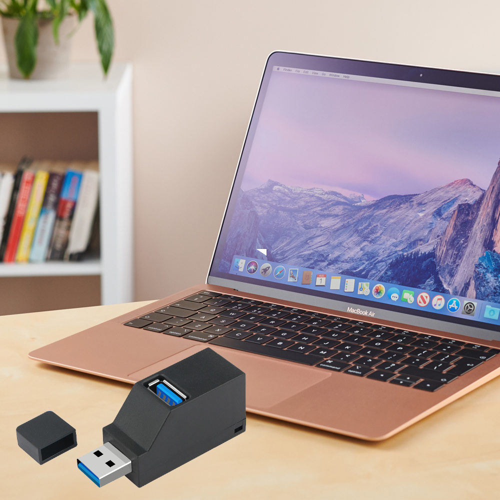 Bộ chia USB HUB 3 cổng USB 3.0 và USB2.0 độ cao cho máy tính, Laptop, PC, Tivi, Ô tô, xe hơi, thiết bị ngoại vi Dan House USB3.02.0