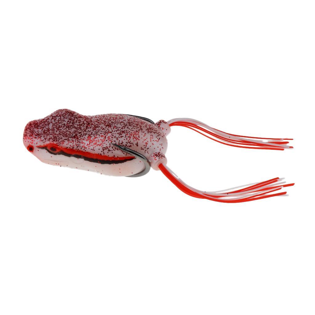 5.5cm Lifelike Topwater Frog Fishing Lure Hook Bait
