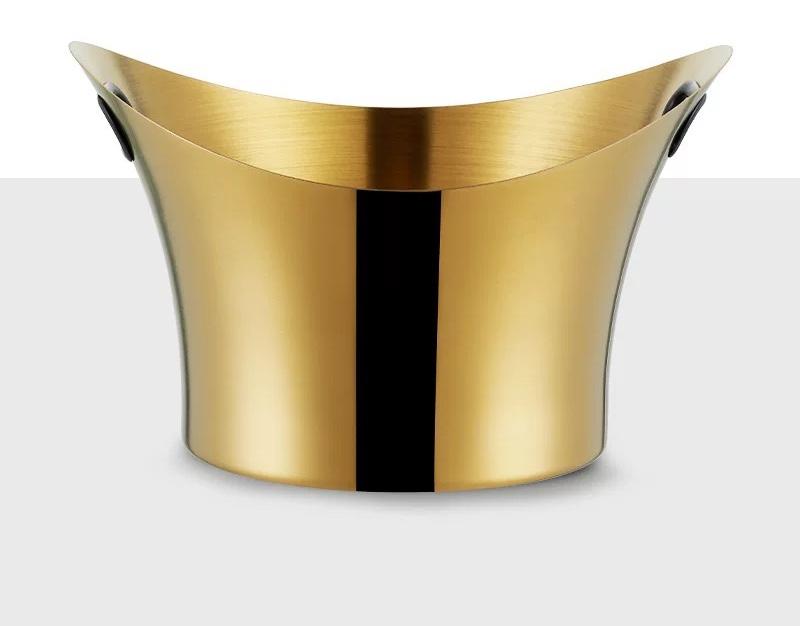 Xô Đá Inox Cao Cấp Ướp 10 Lít - Gold