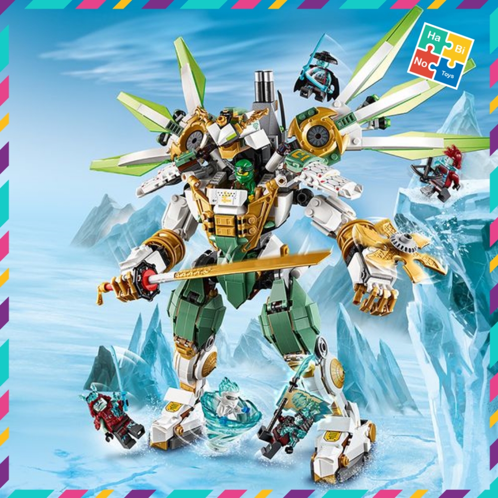 Ninja Xếp Hình Lắp Ráp Mã 11331 Người Máy Robot Ninja Titan Mech Lloyd 912 Chi Tiết Trẻ Từ 6 TuổI