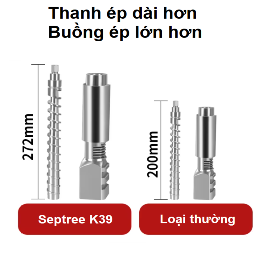 Máy ép dầu thực vật chuyên nghiệp nâng cấp hoàn toàn, kinh doanh, nhà hàng, khách sạn. Thương hiệu Mỹ cao cấp Septree - K39. HÀNG CHÍNH HÃNG