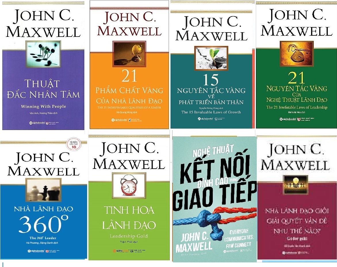 Combo 8 Cuốn Sách Hay Về Lãnh Đạo Của John C. Maxwell