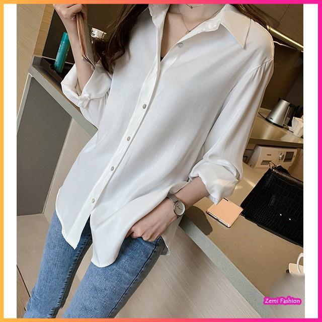 Áo Sơ Mi Nữ Tay Dài Thời Trang Công Sở