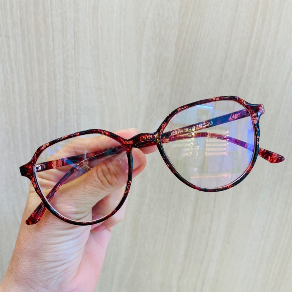 Gọng kính nhựa ld2410 thời trang nữ trendy siêu nhẹ siêu bền OURESS