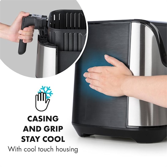 Nồi chiên không dầu Klarstein 5.4L bản điện tử - Hàng chính hãng