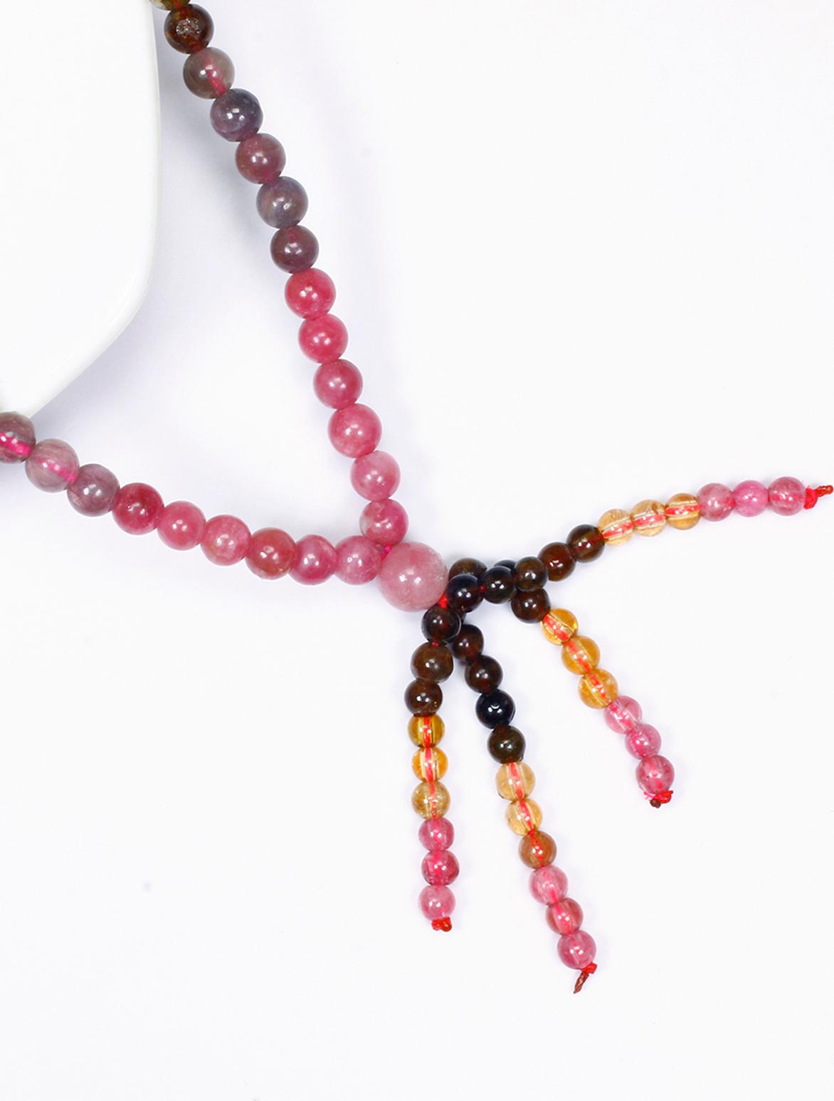 Chuỗi Tourmaline Đa Sắc size hạt 4mm - Ngọc Quý Gemstones