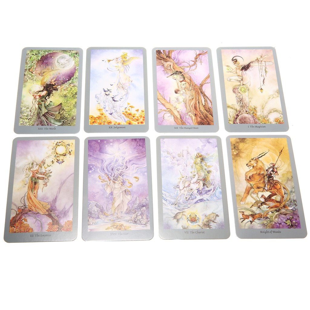 Combo Bài Bói Tarot Shadowscapes  Cao Cấp và Khăn Trải Bàn Tarot