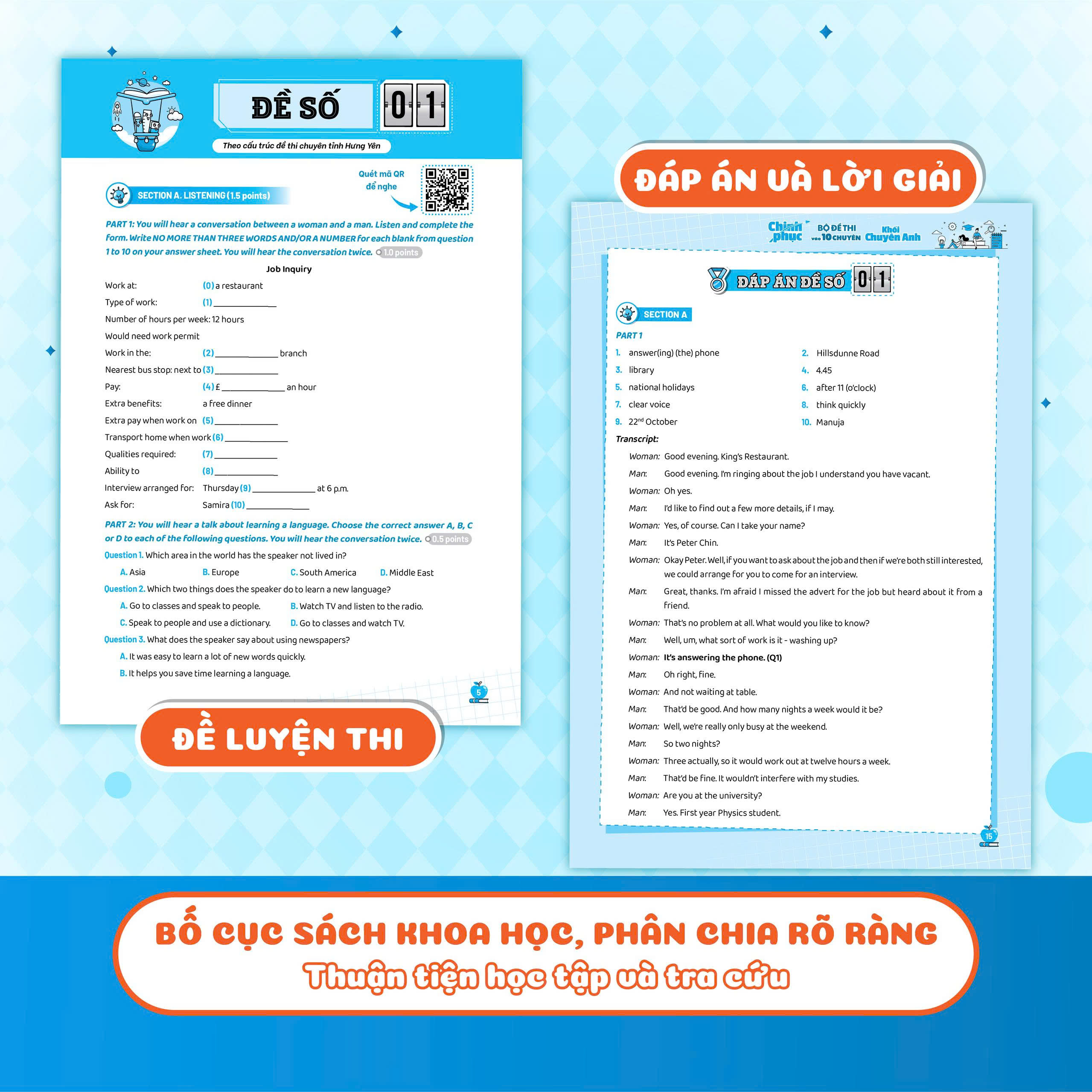 Sách Chinh Phục Bộ Đề Thi Vào 10 Chuyên Khối Chuyên Anh