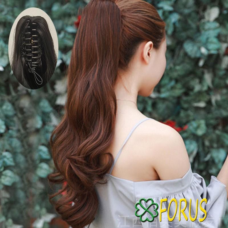 Tóc giả ngoạm kẹp N41 dài 60cm