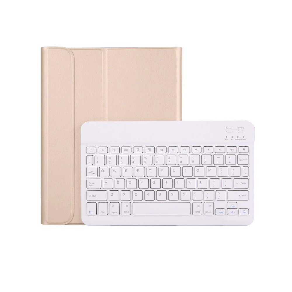 Bao da kèm bàn phím Bluetooth dành cho iPad Pro 11 inch 2018/2020/2021 có khay chứa bút, lưng silicon chống va đập- Hàng Nhập khẩu