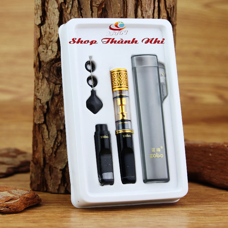 Tẩu thuốc cao cấp Zobo ZB-033 Shop Thành Nhi, có thể gắn được điếu nhỏ và to