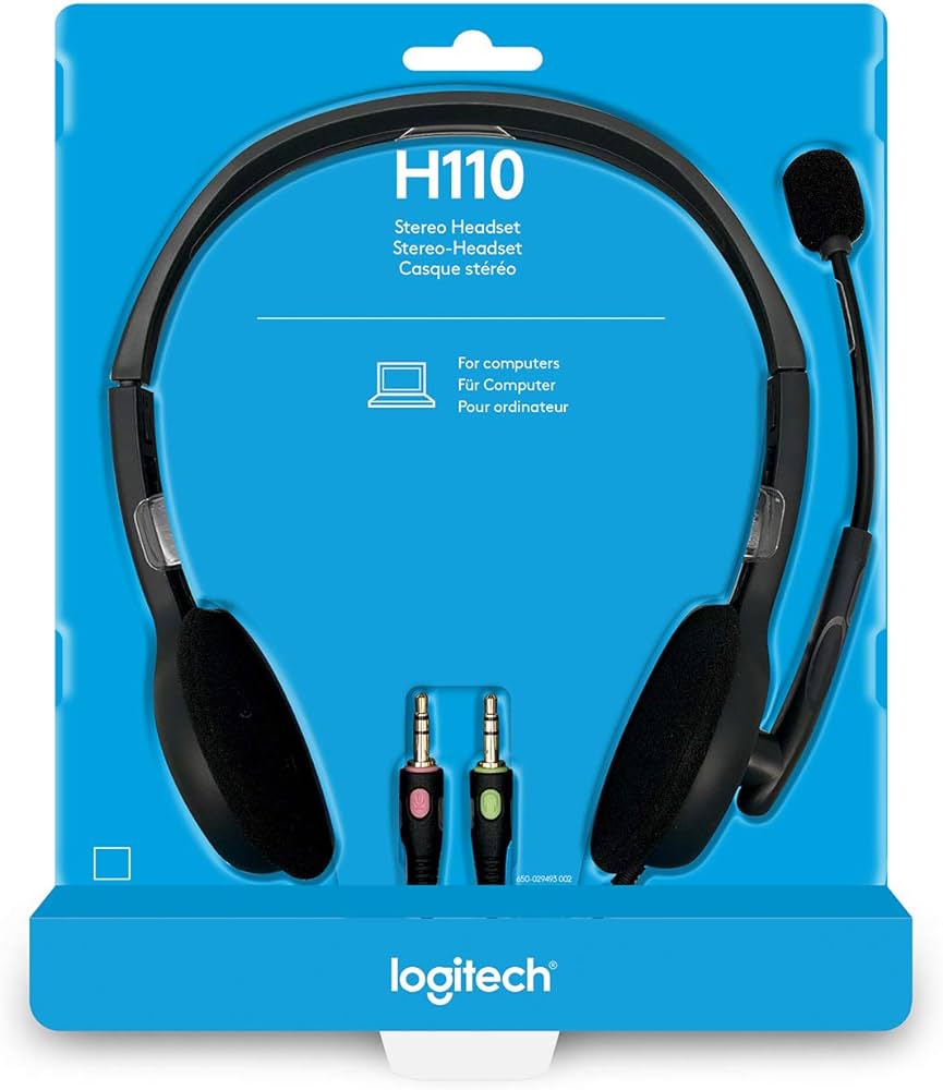 Tai Nghe Chụp Tai Logitech H110 - Hàng Chính Hãng