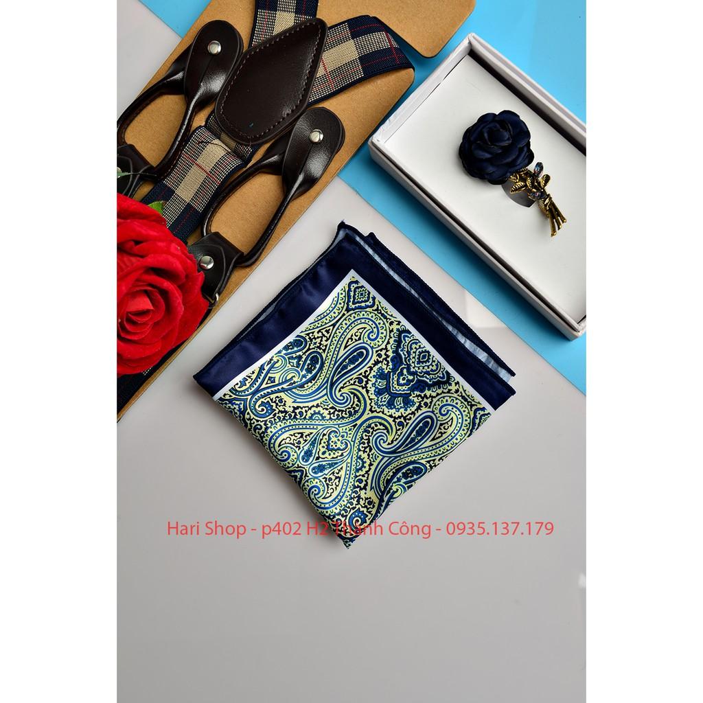 Khăn Cài Túi Áo Vest - Pocket Square - Phụ Kiện Cài Áo