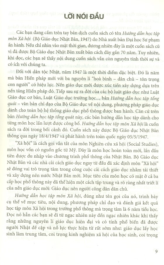 Hướng Dẫn Học Tập Môn Xã Hội - Tập 1 (Lớp 1 - Lớp 6)