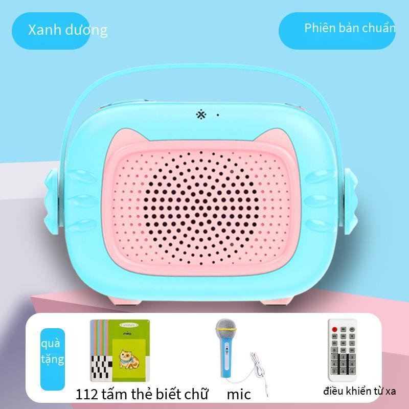 Phong Cách Mới Nhất Micro Trẻ Em Máy Hát Karaoke Cho Bé Có Micro Không Dây Một Micro Bé Gái Đồ Chơi Giáo Dục