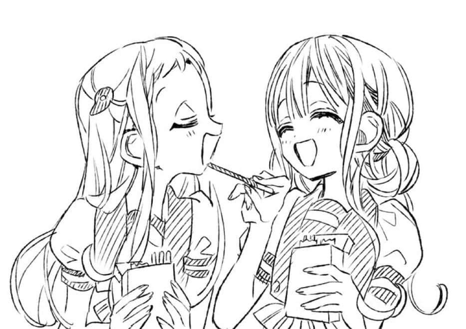 những mẫu truyện nhỏ của hanako do fan vẽ chapter 17 18