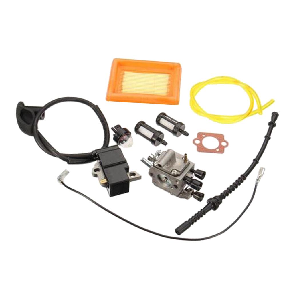 Carburetor Ignition Coil Air Filter Fuel Line for FS120 FS250 R