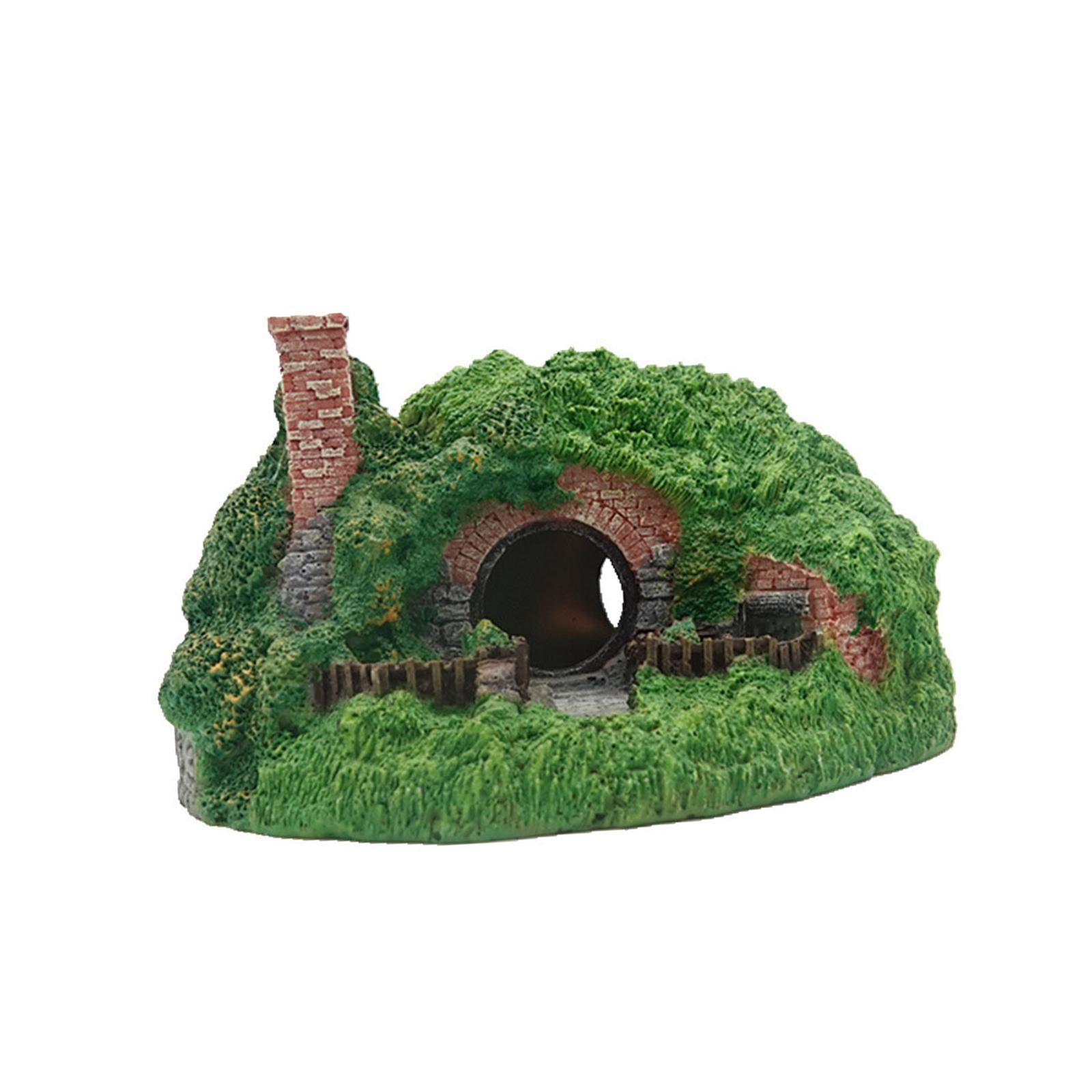 Aquarium Cave Cave Hideout for Amphibians Supplies Habitat Decor Hiding Cave