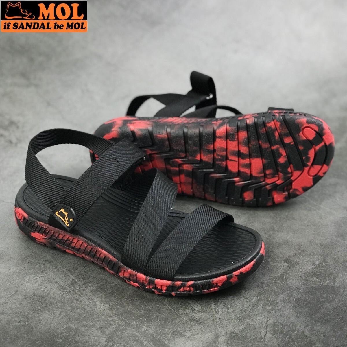 Giày sandal nữ siêu nhẹ hiệu MOL thích hợp mang đi học MS2B2