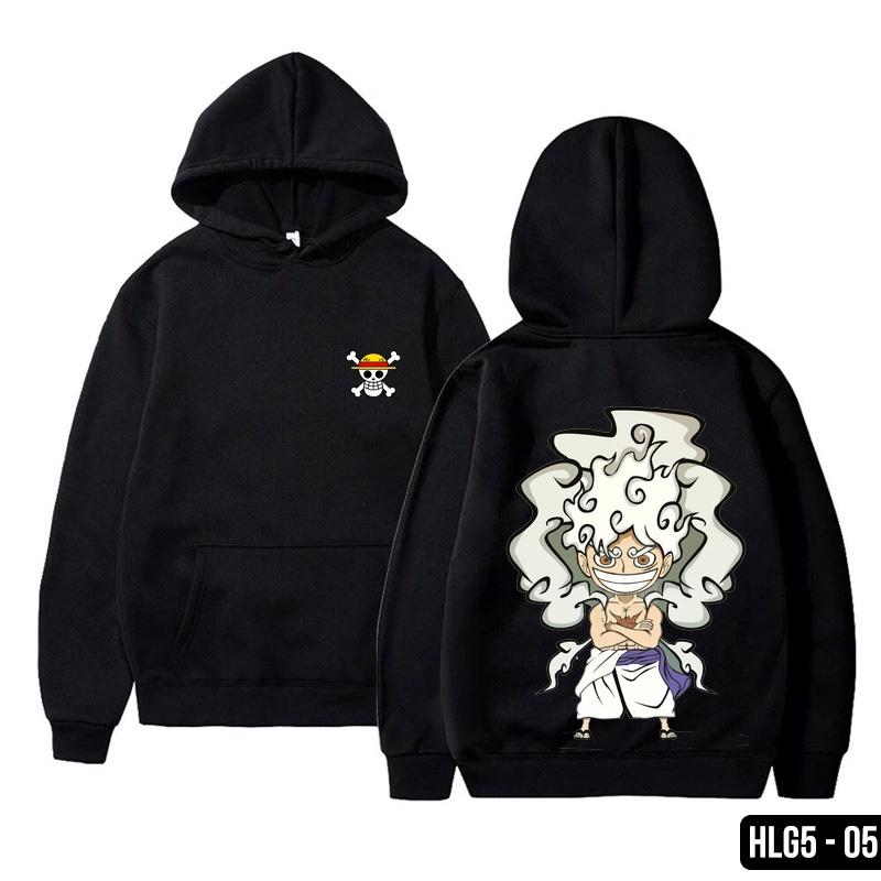 HOT Áo hoodie one piece, áo khoác áo hoodie onepiece in hình luffy gear 5 mẫu mới cực ngầu - Mẫu 6, Mẫu 6