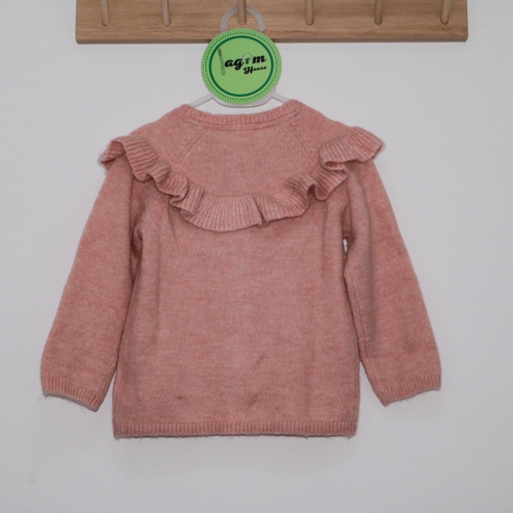 Áo khoác len cardigan dư xịn cho bé gái 6-15kg - Lagim House