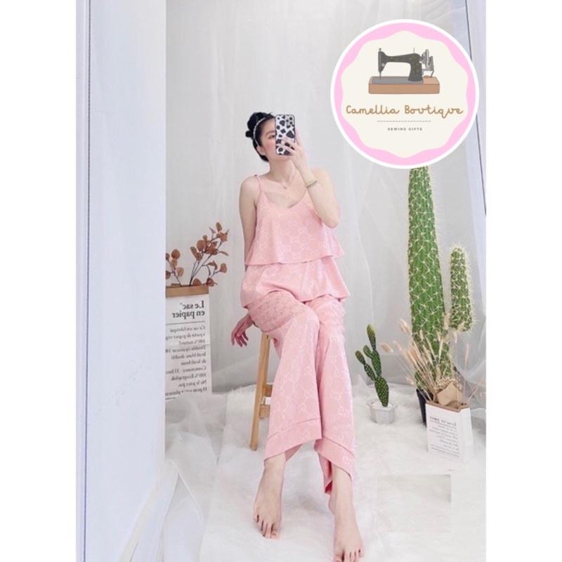 Sét Ngủ Lụa 2 Dây Quảng Châu