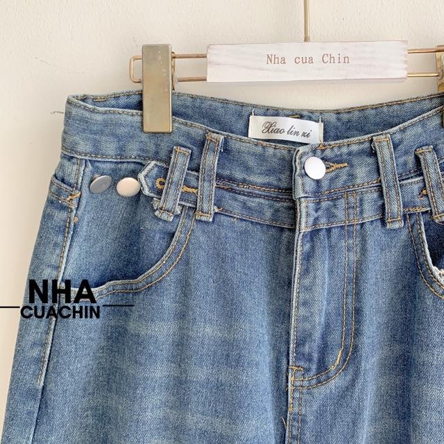 Quần jeans ống rộng