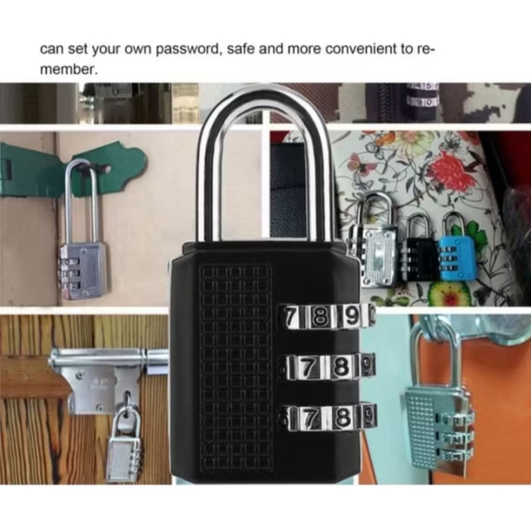 KHÓA CỬA KHÓA VALY TÚI SÁCH BẰNG MẬT KHẨU KHÓA SỐ AN TOÀN