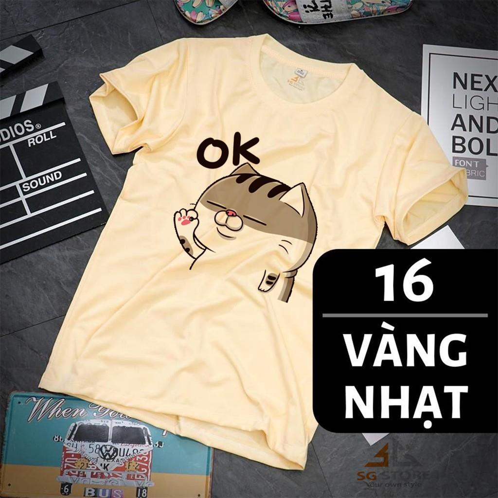 ÁO THUN MÈO AMI - VÀNG NHẠT