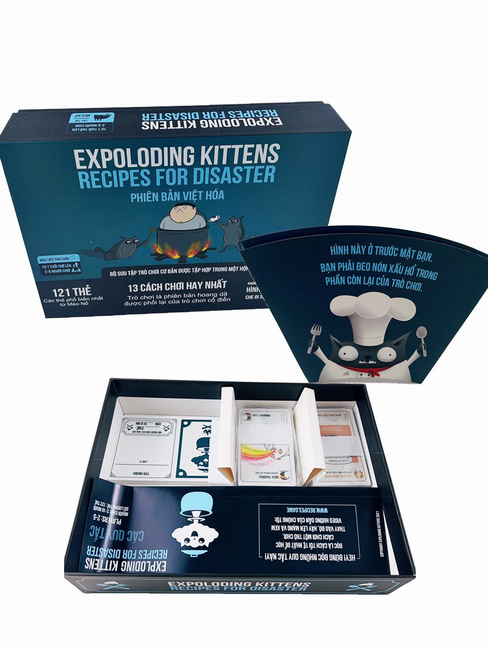 Bộ Mèo Nổ Exploding Kittens: Recipes for Disaster Việt Hóa