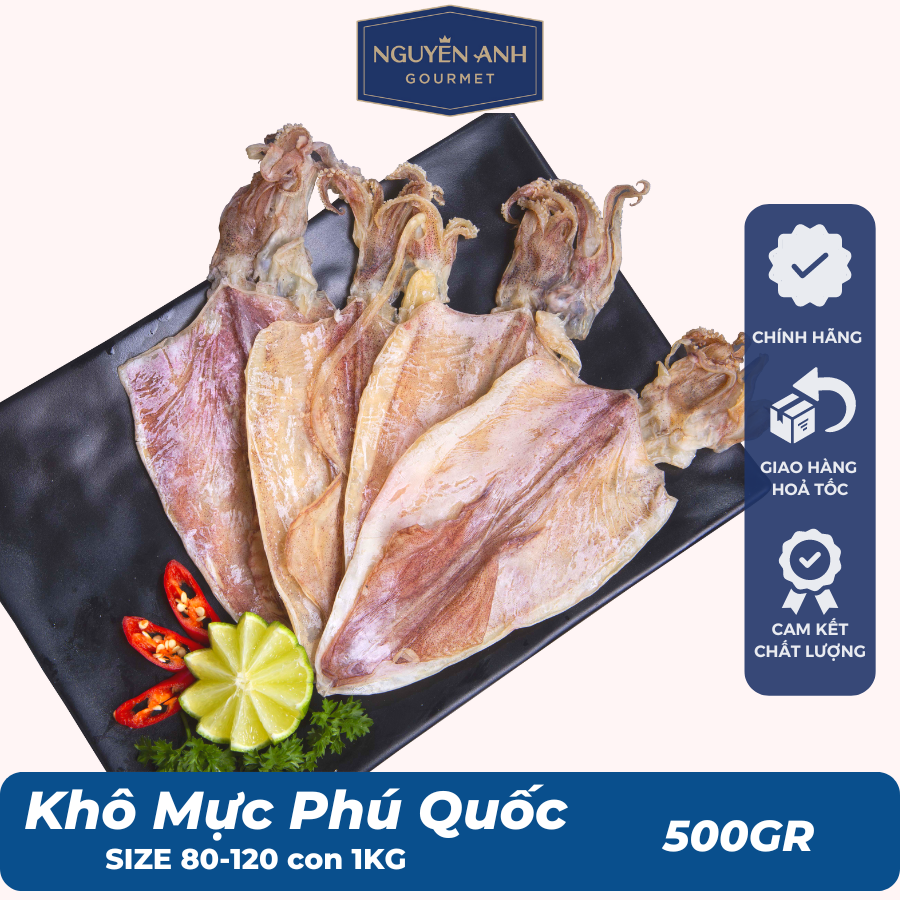 Mực khô Phú Quốc  Nguyên Anh 500g
