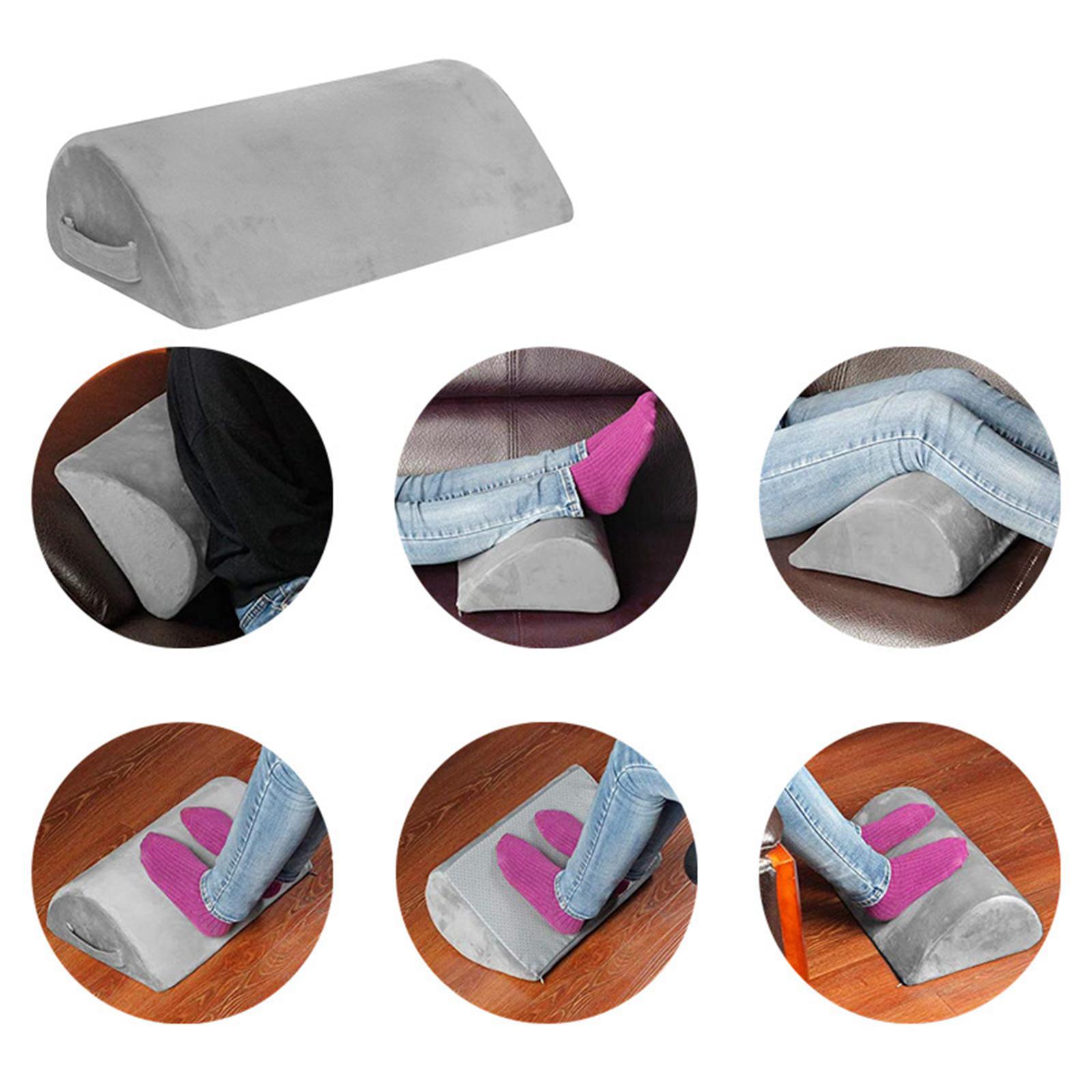 Foot Rest for under Desk at Work ,Foot Rest Cushion Portable ,Soft ,Feet Support Leg Pillow Knee Support Cushion Pillow for Office Study Travel