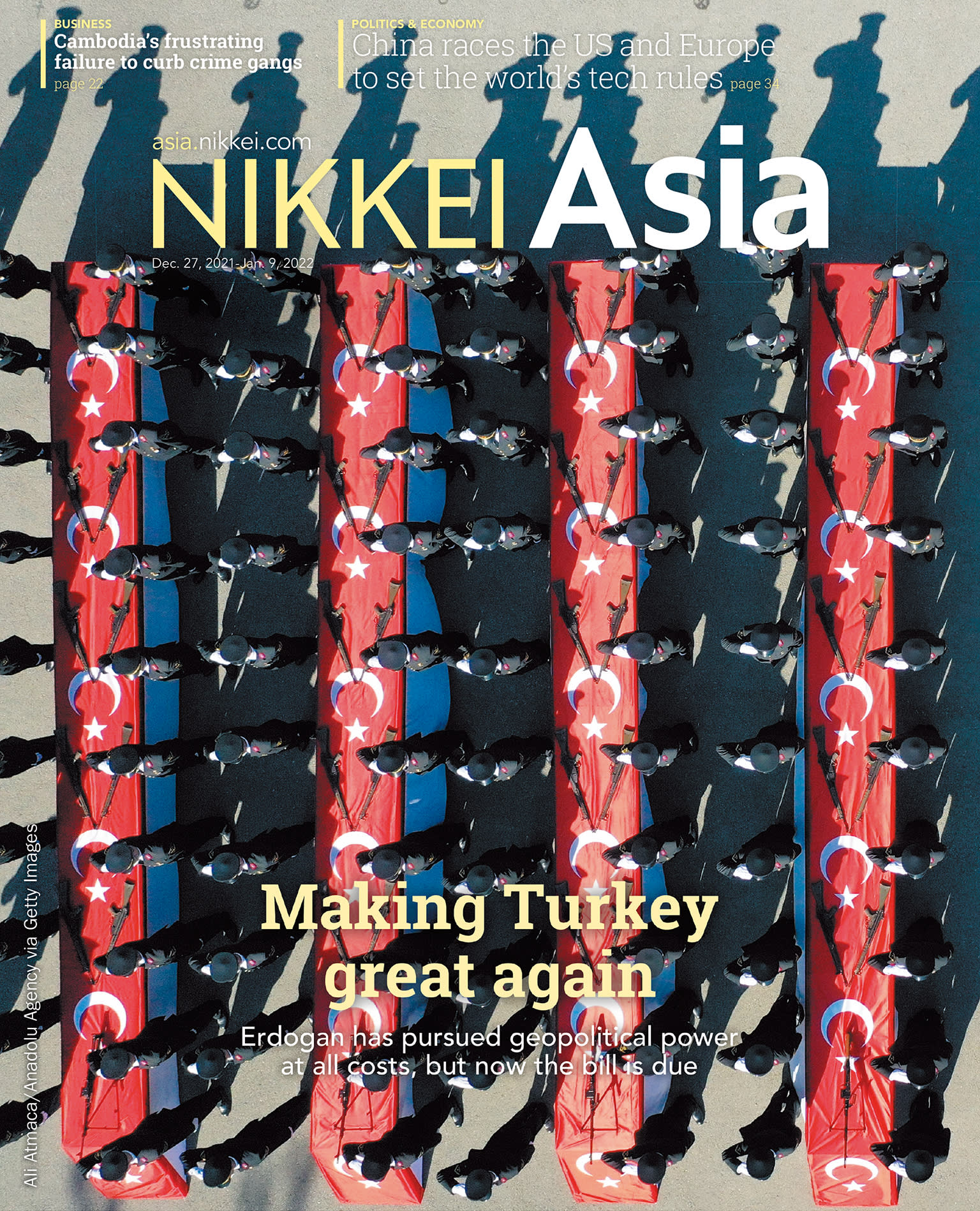 Nikkei Asian Review: Nikkei Asia - 2021: MAKING TURKEY GREAT AGAIN - 51.21 tạp chí kinh tế nước ngoài, nhập khẩu từ Singapore