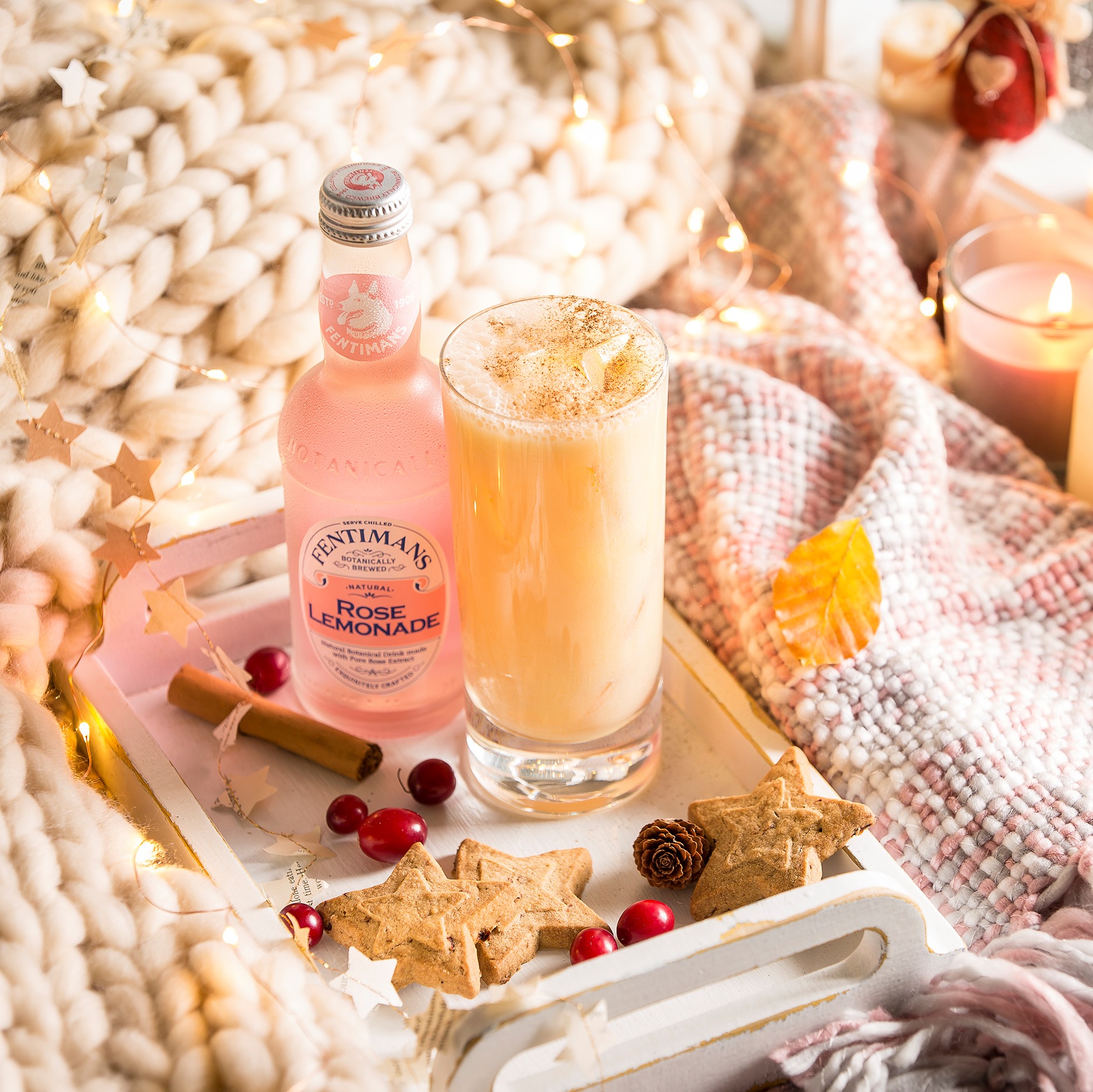 Fentimans Tonic Soda Chanh Vị Hoa Hồng Rose Lemonade Anh Quốc