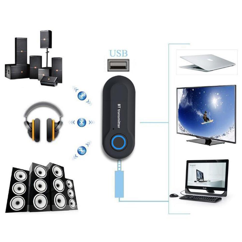 Usb Car Bluetooth-compatible 5.0 Adapter Driver-free Tv Computer Wireless Bluetooth-compatible Audio Transmitter