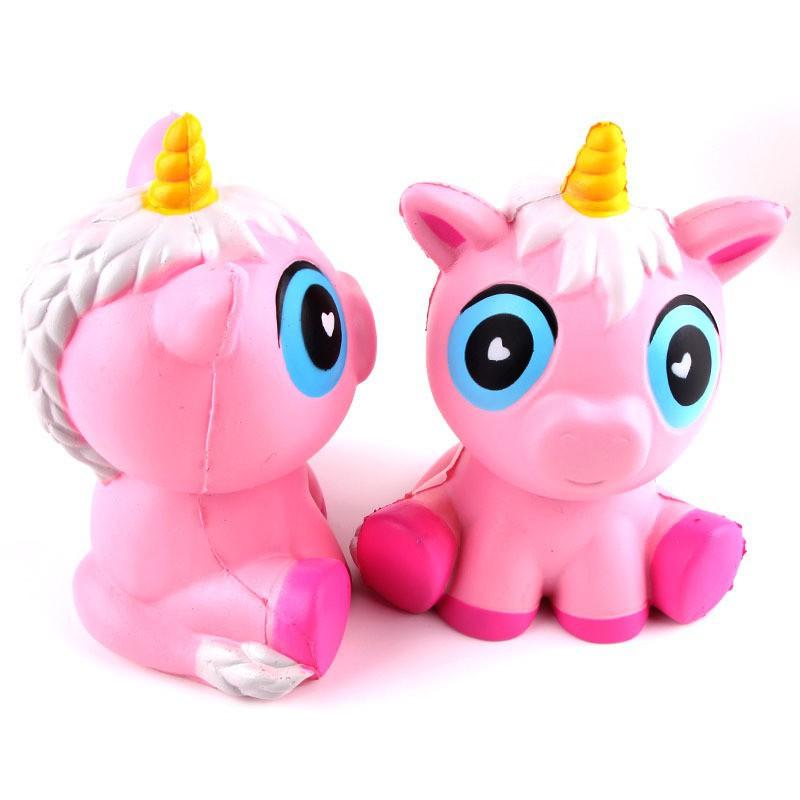 ĐỒ CHƠI SQUISHY NGỰA NGỒI BỆT 1 SỪNG mã TDT14 Lsp13