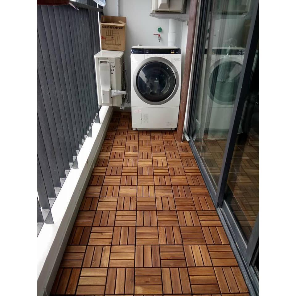 Sàn Gỗ Ban Công Sân Vườn.Nhận thi công