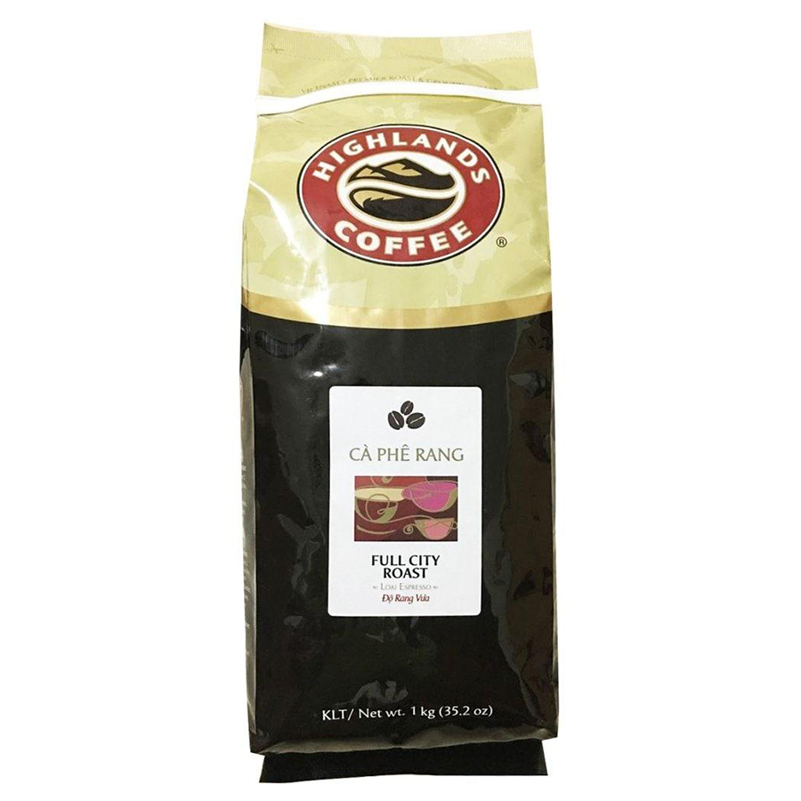Cà Phê Hạt Full City Roast Highlands Coffee Gói 1kg